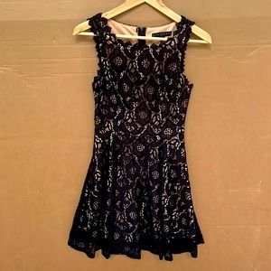Gorgeous casual summer evening dress black lace